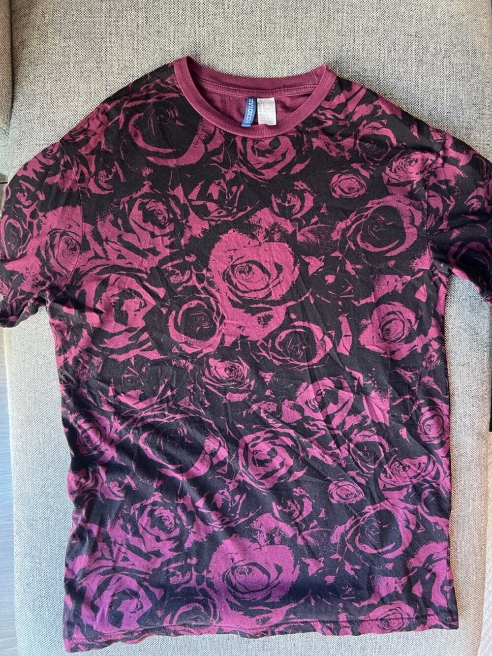 H&M, Burgundy/Black Floral